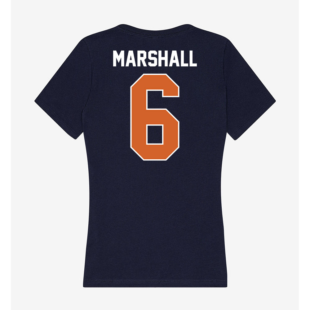Wheaton IL - NCAA Softball : Makenna Marshall - Women's V-Neck T-Shirt-1