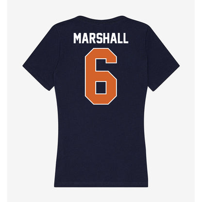 Wheaton IL - NCAA Softball : Makenna Marshall - Women's V-Neck T-Shirt-1
