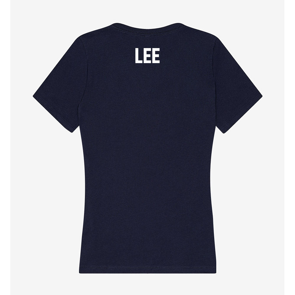 Wheaton IL - NCAA Women's Swimming & Diving : Anna Lee - Women's V-Neck T-Shirt-3