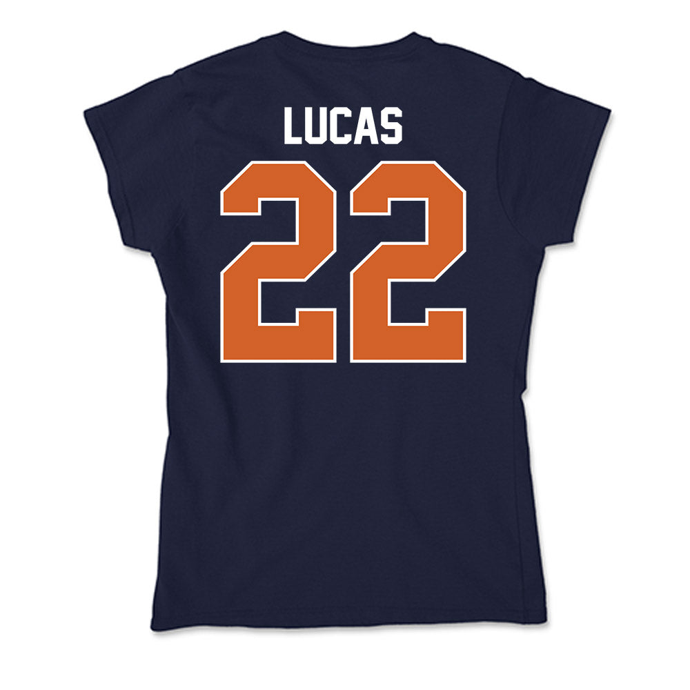 Wheaton IL - NCAA Men's Soccer : Isaac Lucas - Soft Style Women’s T-Shirt-1