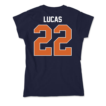 Wheaton IL - NCAA Men's Soccer : Isaac Lucas - Soft Style Women’s T-Shirt-1