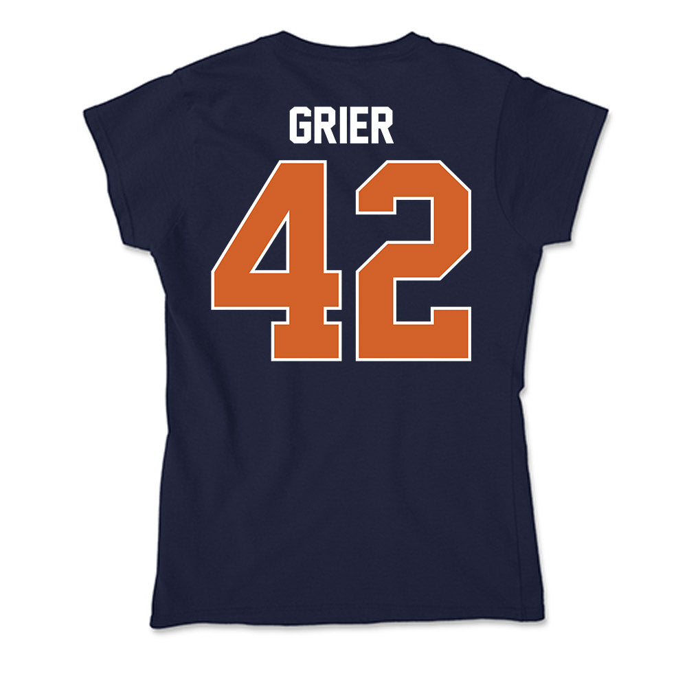 Wheaton IL - NCAA Men's Basketball : Kyle Grier - Soft Style Women’s T-Shirt-1