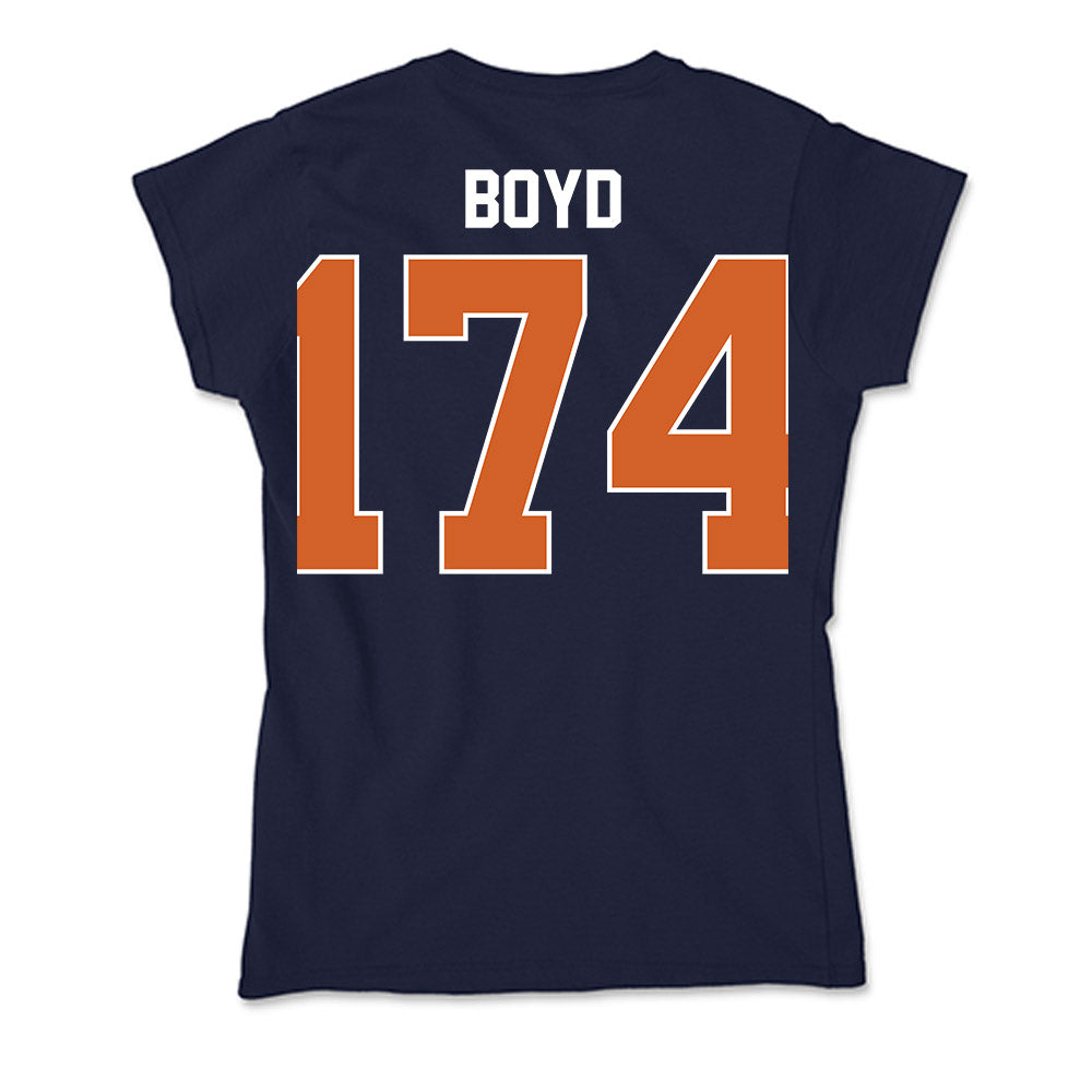 Wheaton IL - NCAA Wrestling : Garrett Boyd - Soft Style Women’s T-Shirt-1