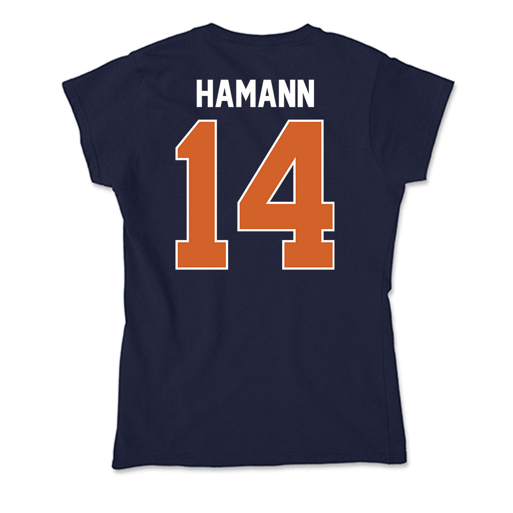 Wheaton IL - NCAA Women's Volleyball : Mary Hamann - Soft Style Women’s T-Shirt-1