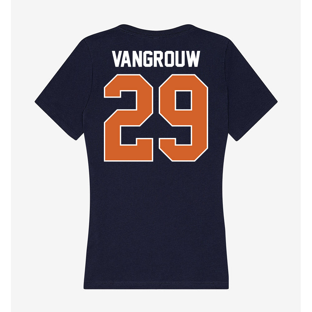 Wheaton IL - NCAA Baseball : Jamin VanGrouw - Women's V-Neck T-Shirt-1