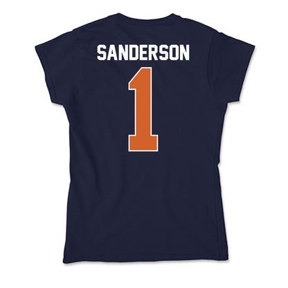 Wheaton IL - NCAA Women's Volleyball : Sarah Sanderson - Soft Style Women’s T-Shirt-1
