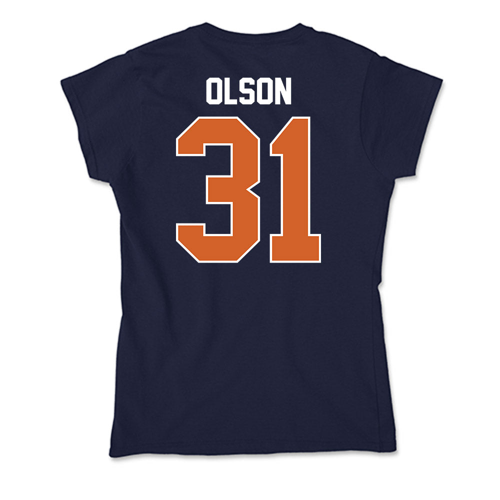 Wheaton IL - NCAA Men's Basketball : Jace Olson - Soft Style Women’s T-Shirt-1