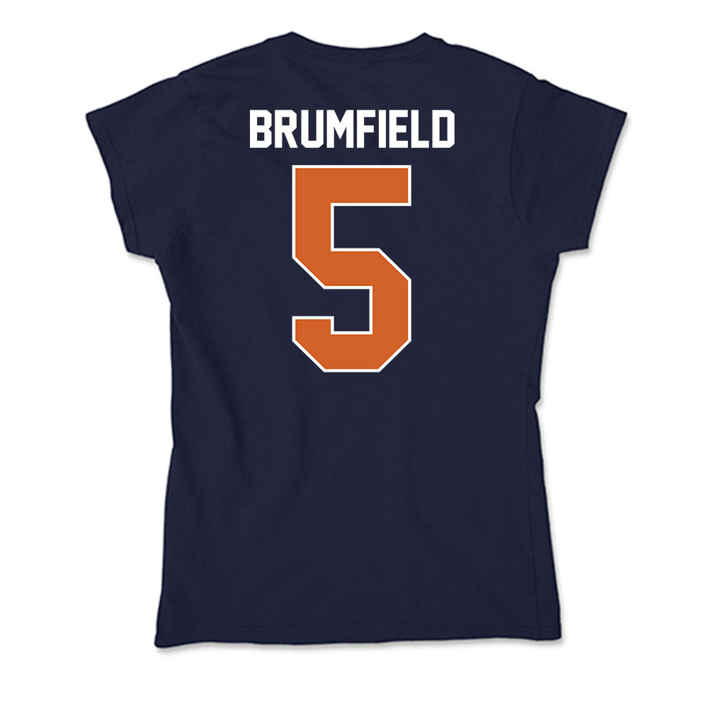 Wheaton IL - NCAA Men's Basketball : Noah Brumfield - Soft Style Women’s T-Shirt-1