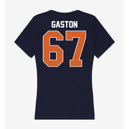 Wheaton IL - NCAA Football : Soren Gaston - Women's V-Neck T-Shirt-1