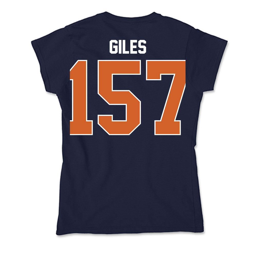 Wheaton IL - NCAA Wrestling : Deonta Giles - Soft Style Women’s T-Shirt-1