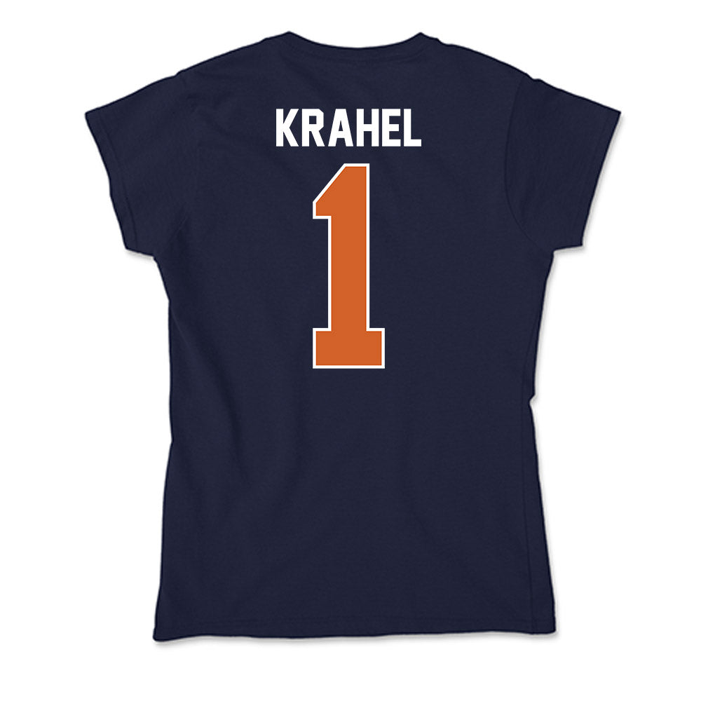 Wheaton IL - NCAA Men's Soccer : Jack Krahel - Soft Style Women’s T-Shirt-1