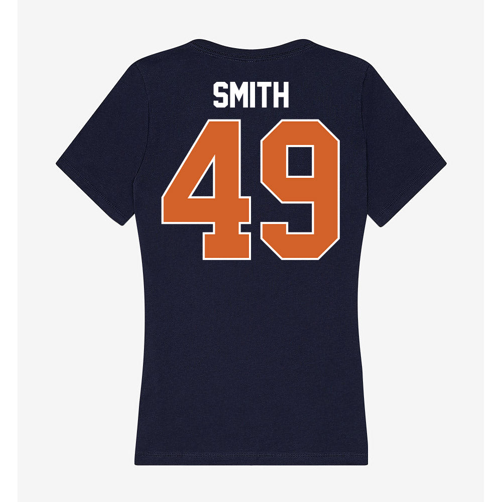 Wheaton IL - NCAA Football : Josiah Smith - Women's V-Neck T-Shirt-1