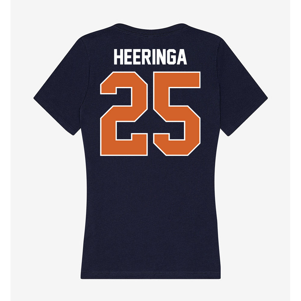 Wheaton IL - NCAA Men's Soccer : Andrew Heeringa - Women's V-Neck T-Shirt-1