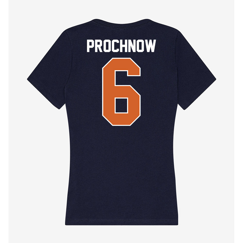 Wheaton IL - NCAA Men's Soccer : Brody Prochnow - Women's V-Neck T-Shirt-1