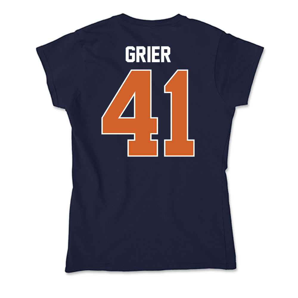 Wheaton IL - NCAA Baseball : Kyle Grier - Soft Style Women’s T-Shirt-1