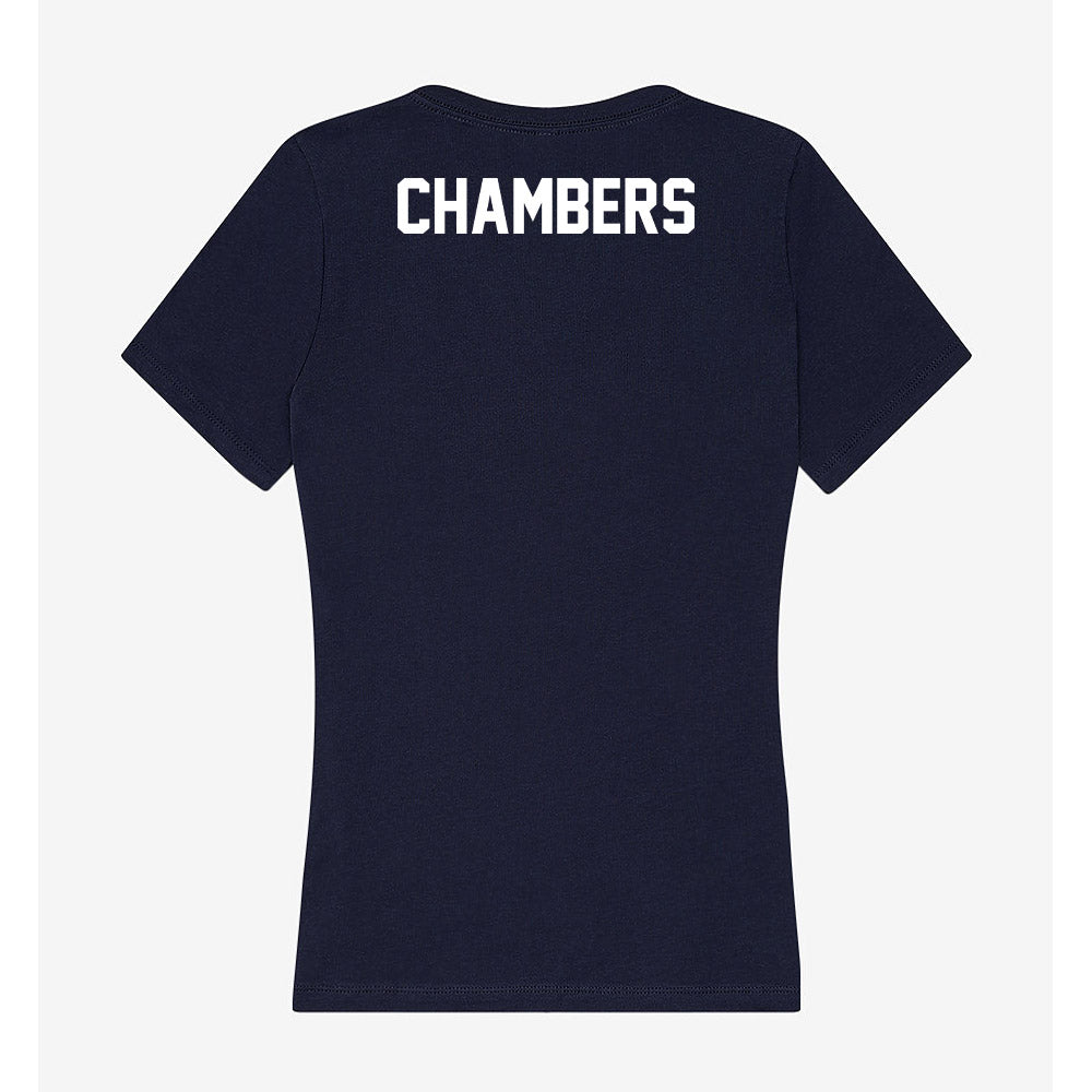 Wheaton IL - NCAA Men's Swimming & Diving : Isaac Chambers - Women's V-Neck T-Shirt-3