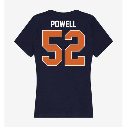 Wheaton IL - NCAA Football : Jaxon Powell - Women's V-Neck T-Shirt-1