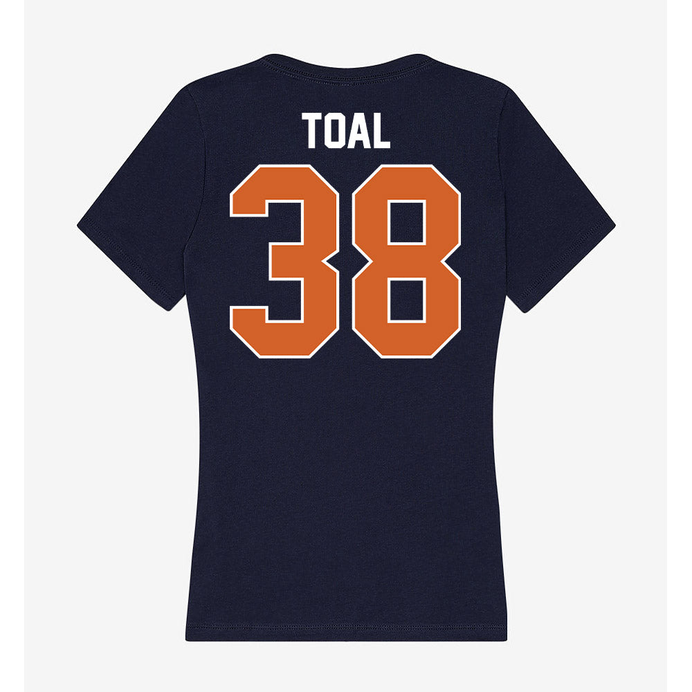 Wheaton IL - NCAA Baseball : Aidan Toal - Women's V-Neck T-Shirt-1