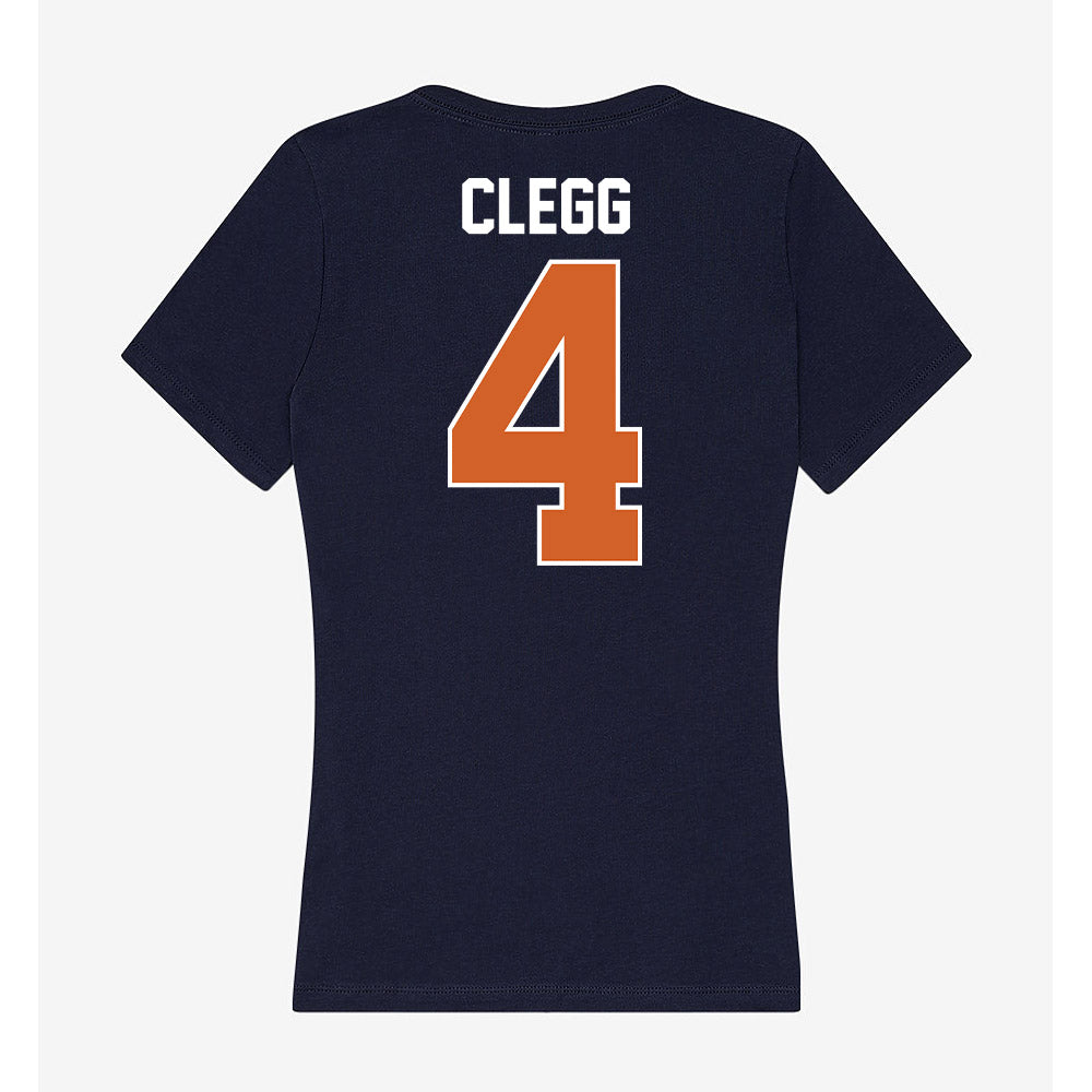Wheaton IL - NCAA Baseball : William Clegg - Women's V-Neck T-Shirt-1