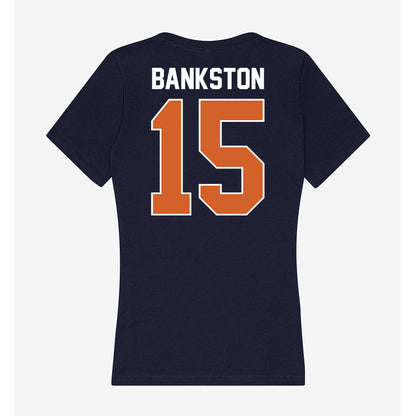 Wheaton IL - NCAA Men's Soccer : Oliver Bankston - Women's V-Neck T-Shirt-1