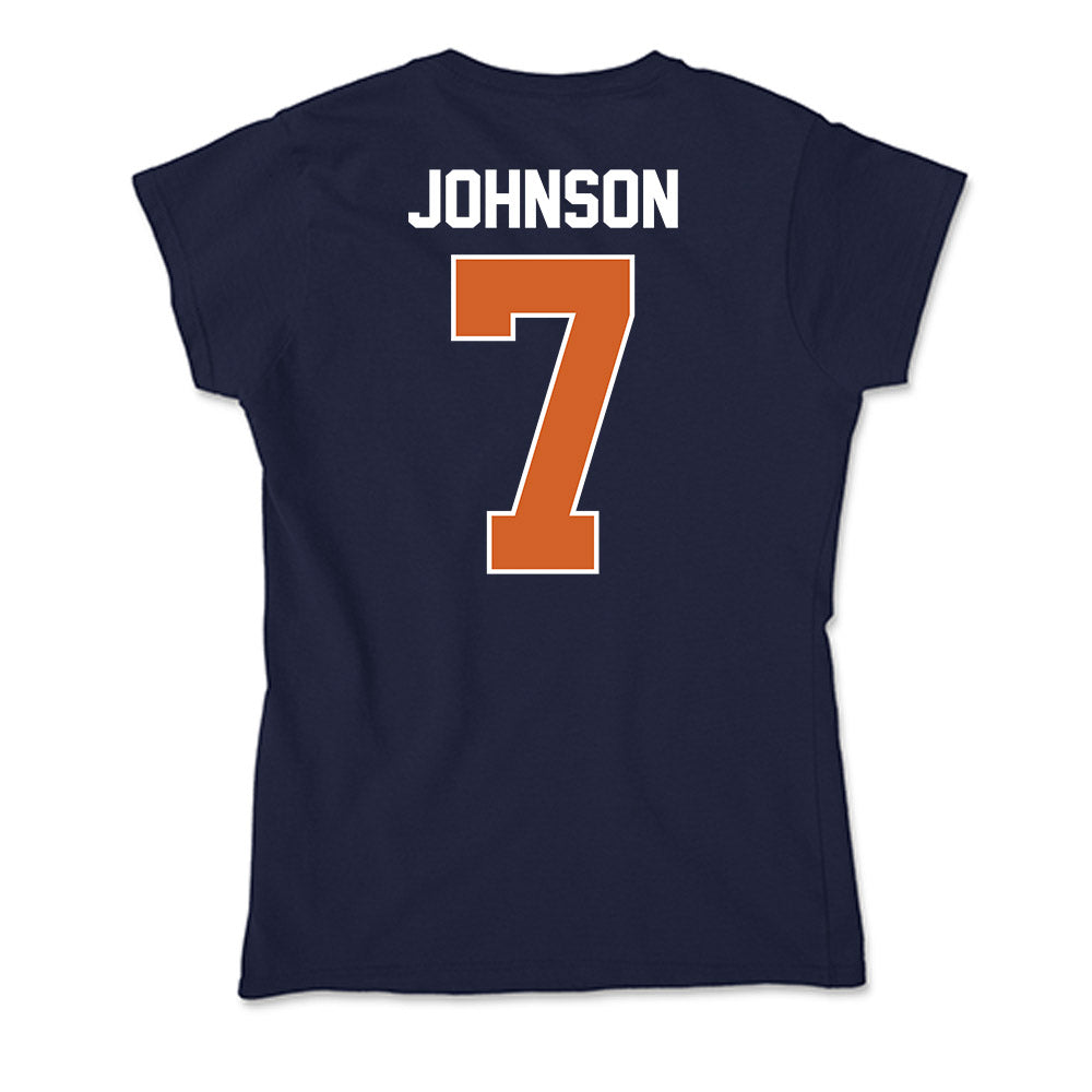 Wheaton IL - NCAA Men's Soccer : Kyle Johnson - Soft Style Women’s T-Shirt-1