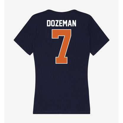 Wheaton IL - NCAA Softball : Shylah Dozeman - Women's V-Neck T-Shirt-1