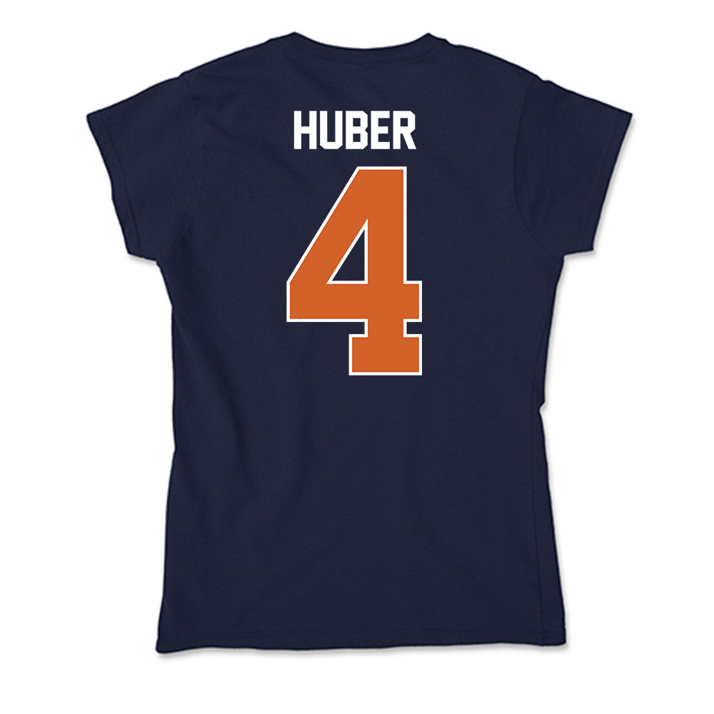 Wheaton IL - NCAA Men's Soccer : David Huber - Soft Style Women’s T-Shirt-1