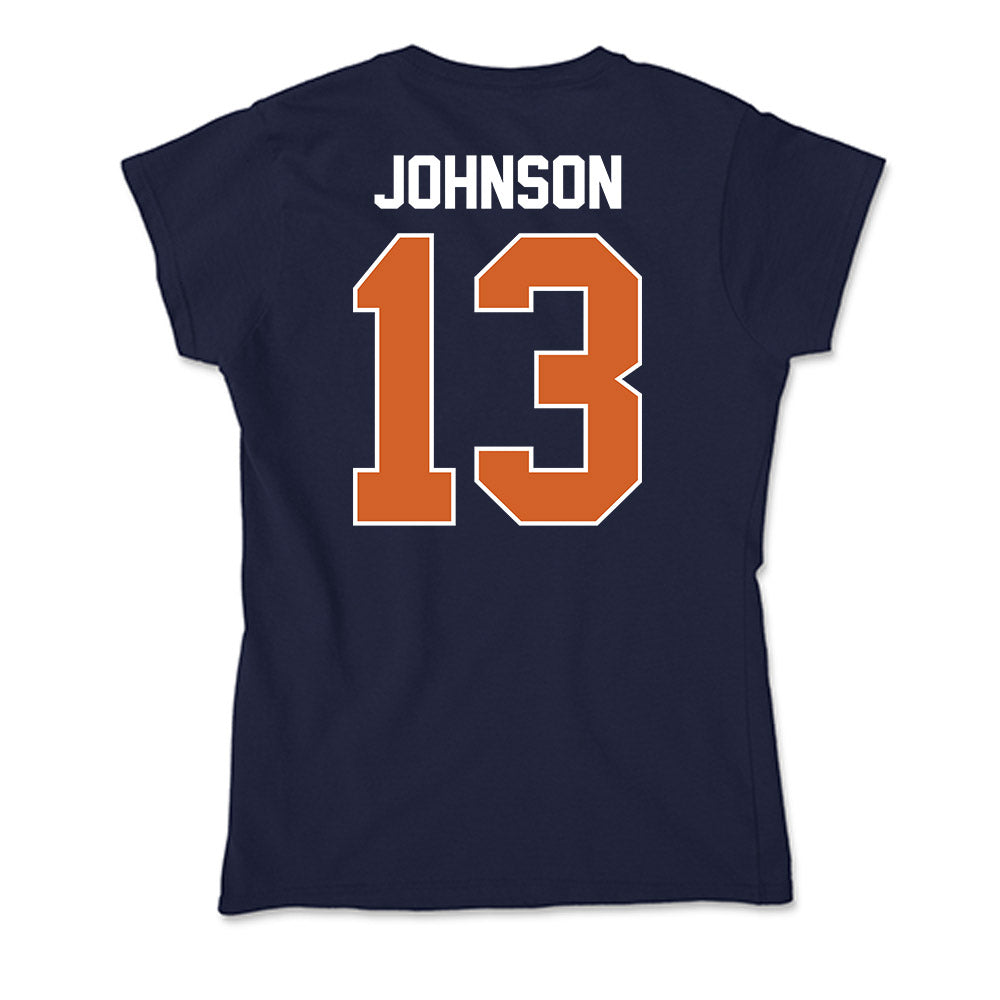 Wheaton IL - NCAA Men's Soccer : Patton Johnson - Soft Style Women’s T-Shirt-1