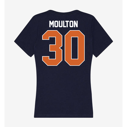 Wheaton IL - NCAA Baseball : Jonah Moulton - Women's V-Neck T-Shirt-1