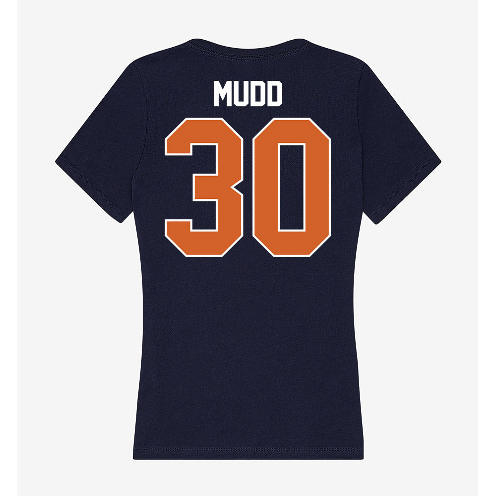 Wheaton IL - NCAA Men's Basketball : Cayden Mudd - Women's V-Neck T-Shirt-1