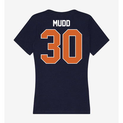 Wheaton IL - NCAA Men's Basketball : Cayden Mudd - Women's V-Neck T-Shirt-1