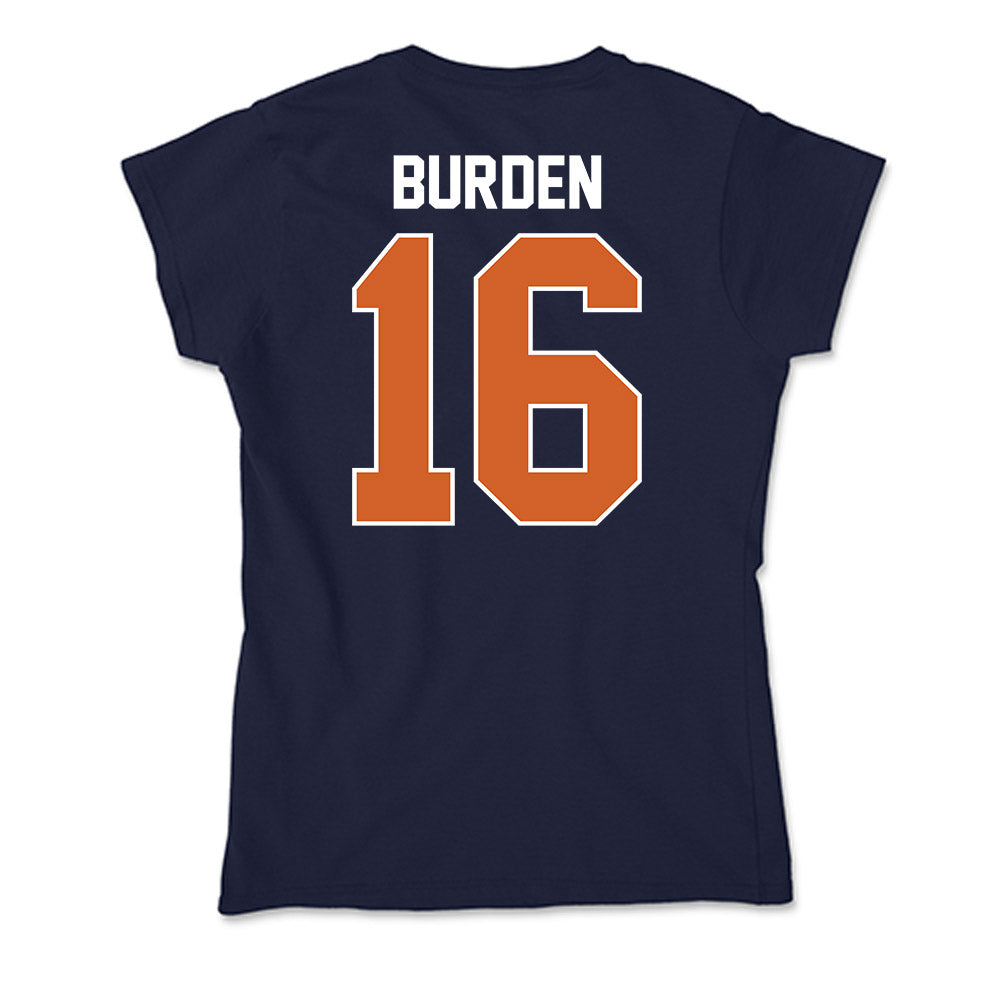 Wheaton IL - NCAA Baseball : Nate Burden - Soft Style Women’s T-Shirt-1