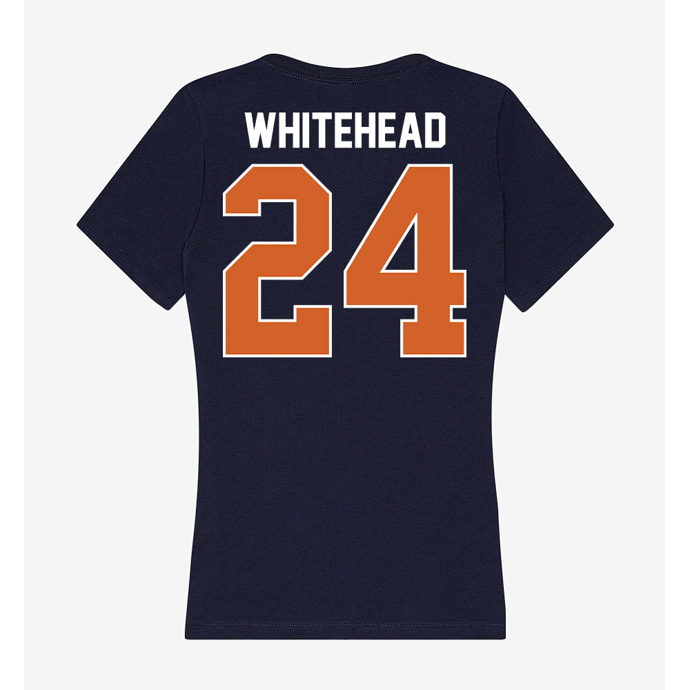 Wheaton IL - NCAA Softball : Abby Whitehead - Women's V-Neck T-Shirt-1