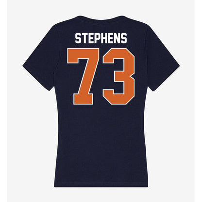 Wheaton IL - NCAA Football : Blake Stephens - Women's V-Neck T-Shirt-1