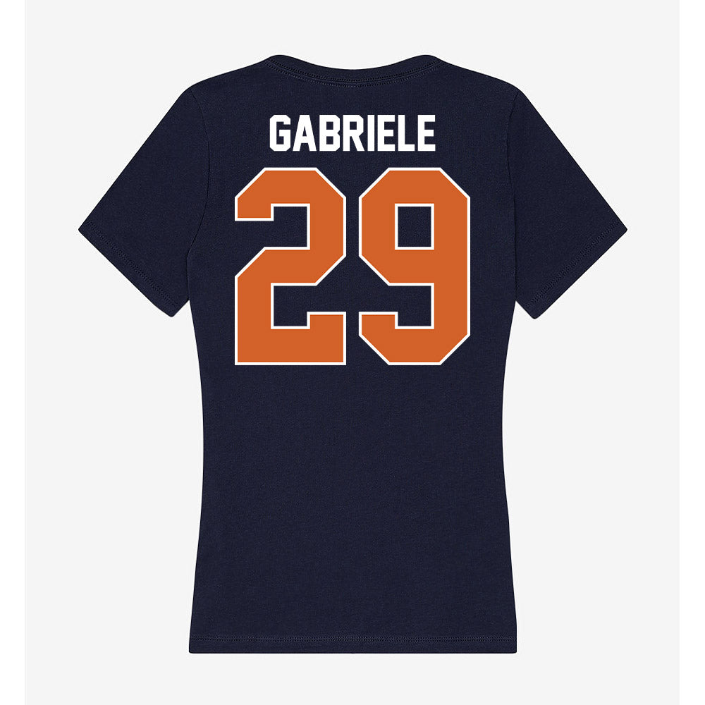 Wheaton IL - NCAA Football : Trent Gabriele - Women's V-Neck T-Shirt-1
