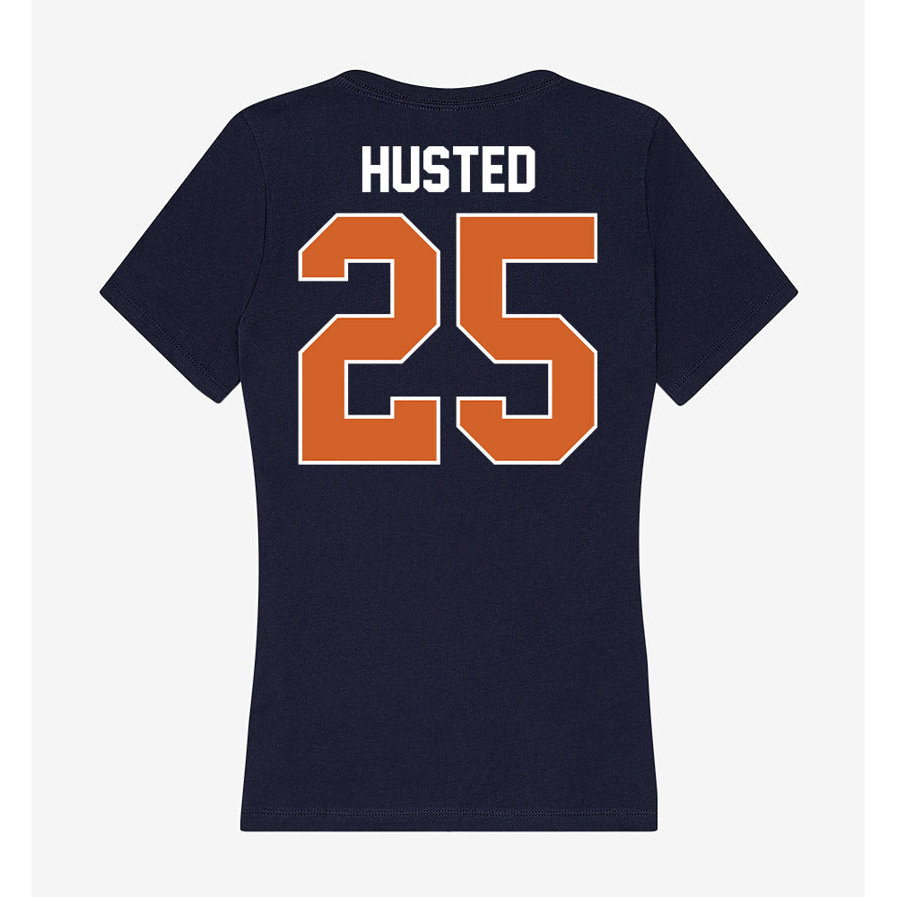 Wheaton IL - NCAA Baseball : Noah Husted - Women's V-Neck T-Shirt-1