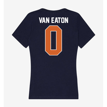 Wheaton IL - NCAA Men's Soccer : Oliver Van Eaton - Women's V-Neck T-Shirt-1