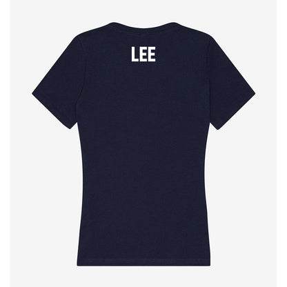 Wheaton IL - NCAA Women's Swimming & Diving : Anna Lee - Women's V-Neck T-Shirt-2