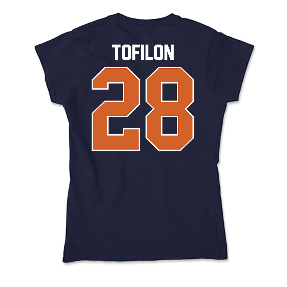 Wheaton IL - NCAA Football : Nate Tofilon - Soft Style Women’s T-Shirt-1
