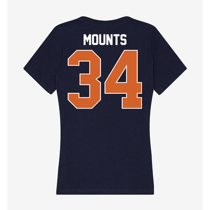 Wheaton IL - NCAA Women's Soccer : Eleanor Mounts - Women's V-Neck T-Shirt-1