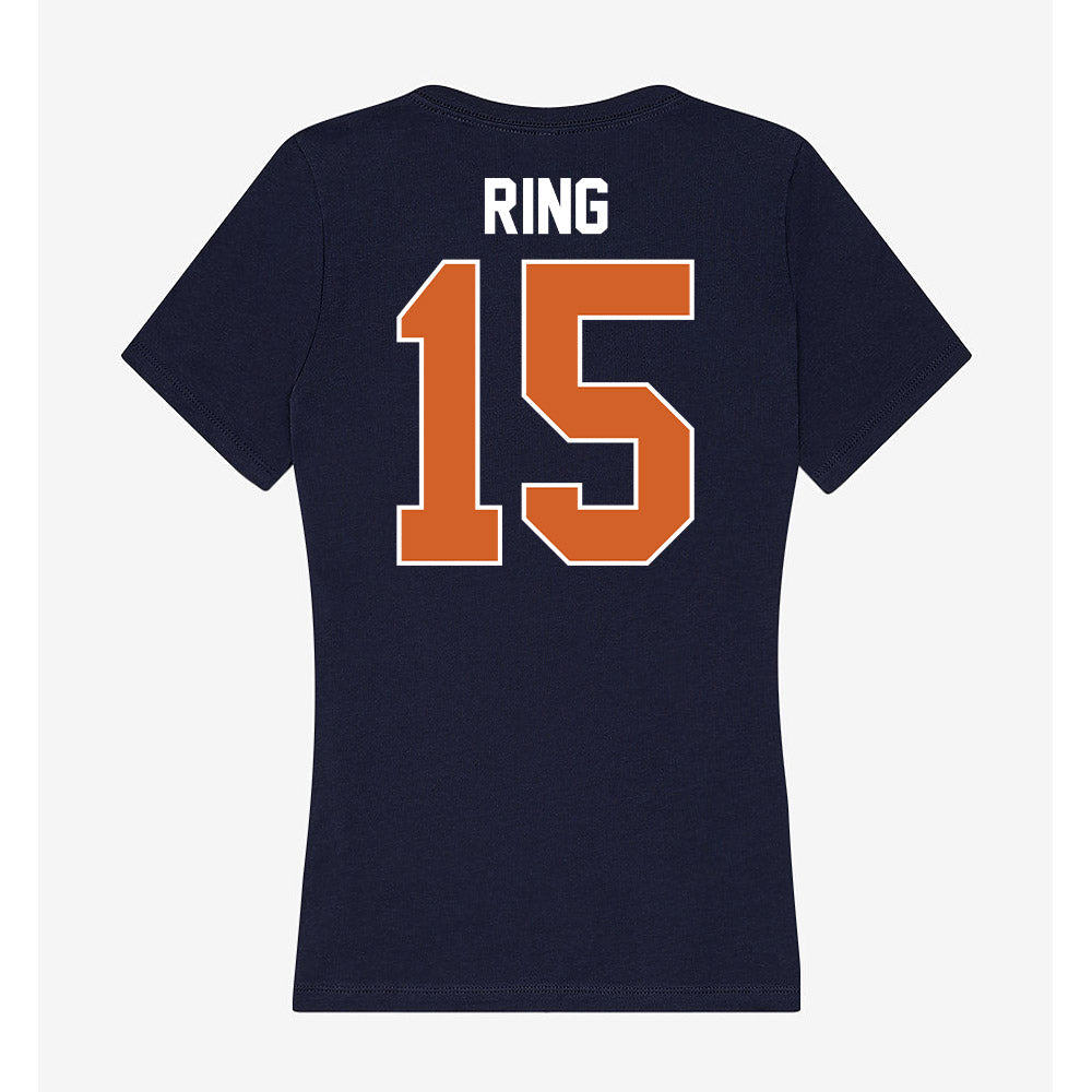 Wheaton IL - NCAA Women's Soccer : Aliah Ring - Women's V-Neck T-Shirt-1