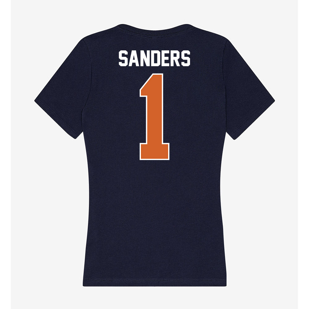 Wheaton IL - NCAA Baseball : Scott Sanders - Women's V-Neck T-Shirt-1