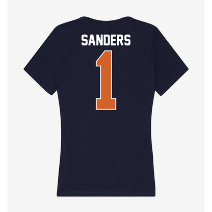Wheaton IL - NCAA Baseball : Scott Sanders - Women's V-Neck T-Shirt-1