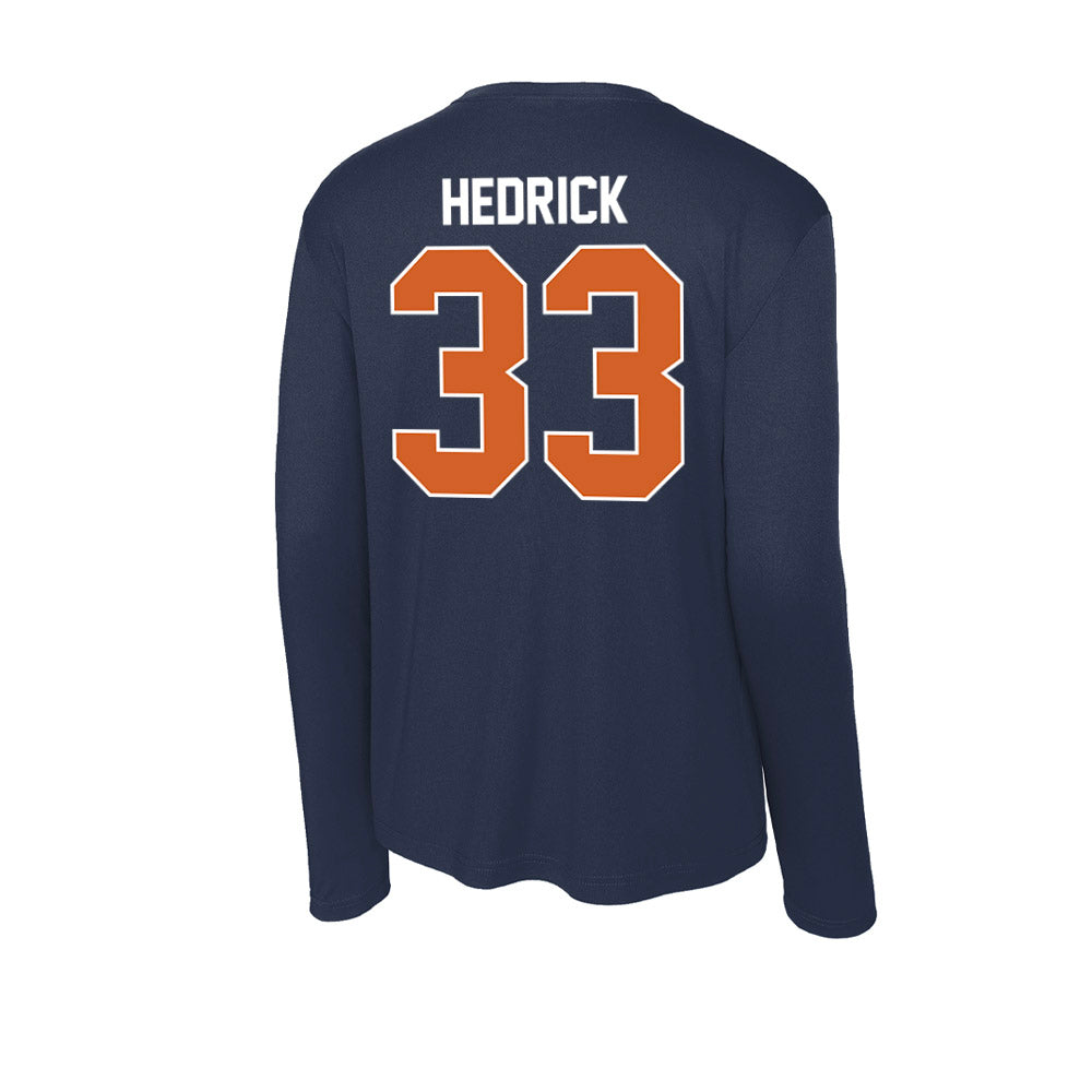 Wheaton IL - NCAA Men's Basketball : Noah Hedrick - Activewear Long Sleeve T-Shirt-1