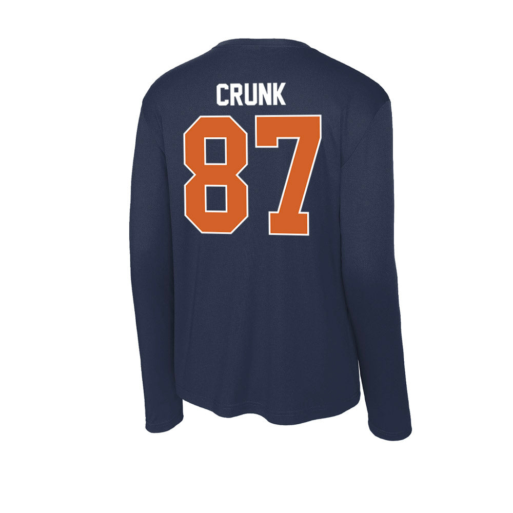 Wheaton IL - NCAA Football : Ethan Crunk - Activewear Long Sleeve T-Shirt-1