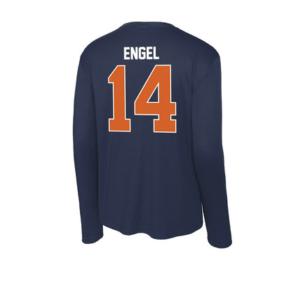 Wheaton IL - NCAA Baseball : Braden Engel - Activewear Long Sleeve T-Shirt-1