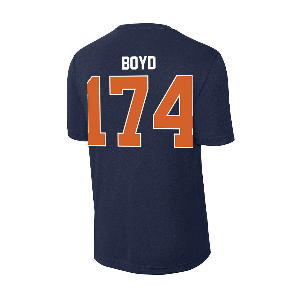 Wheaton IL - NCAA Wrestling : Garrett Boyd - Activewear T-Shirt-1
