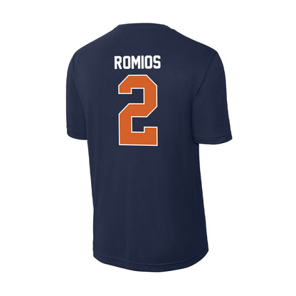 Wheaton IL - NCAA Baseball : Niko Romios - Activewear T-Shirt-1