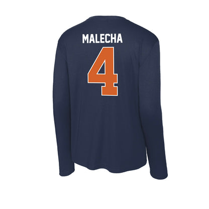Wheaton IL - NCAA Softball : Makena Malecha - Activewear Long Sleeve T-Shirt-1