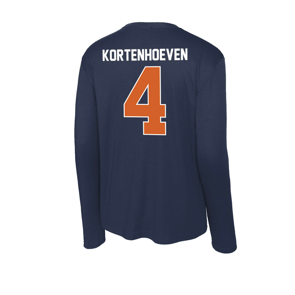 Wheaton IL - NCAA Football : Seth Kortenhoeven - Activewear Long Sleeve T-Shirt-1